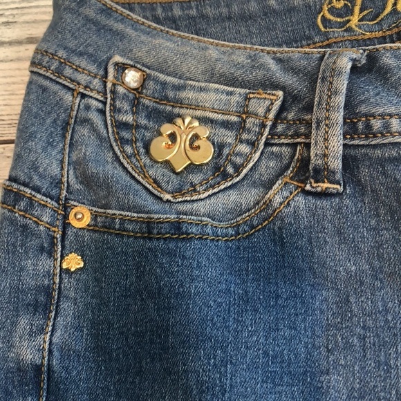 Dereon Frayed Hem Ankle Jeans 3/4 - Picture 6 of 10